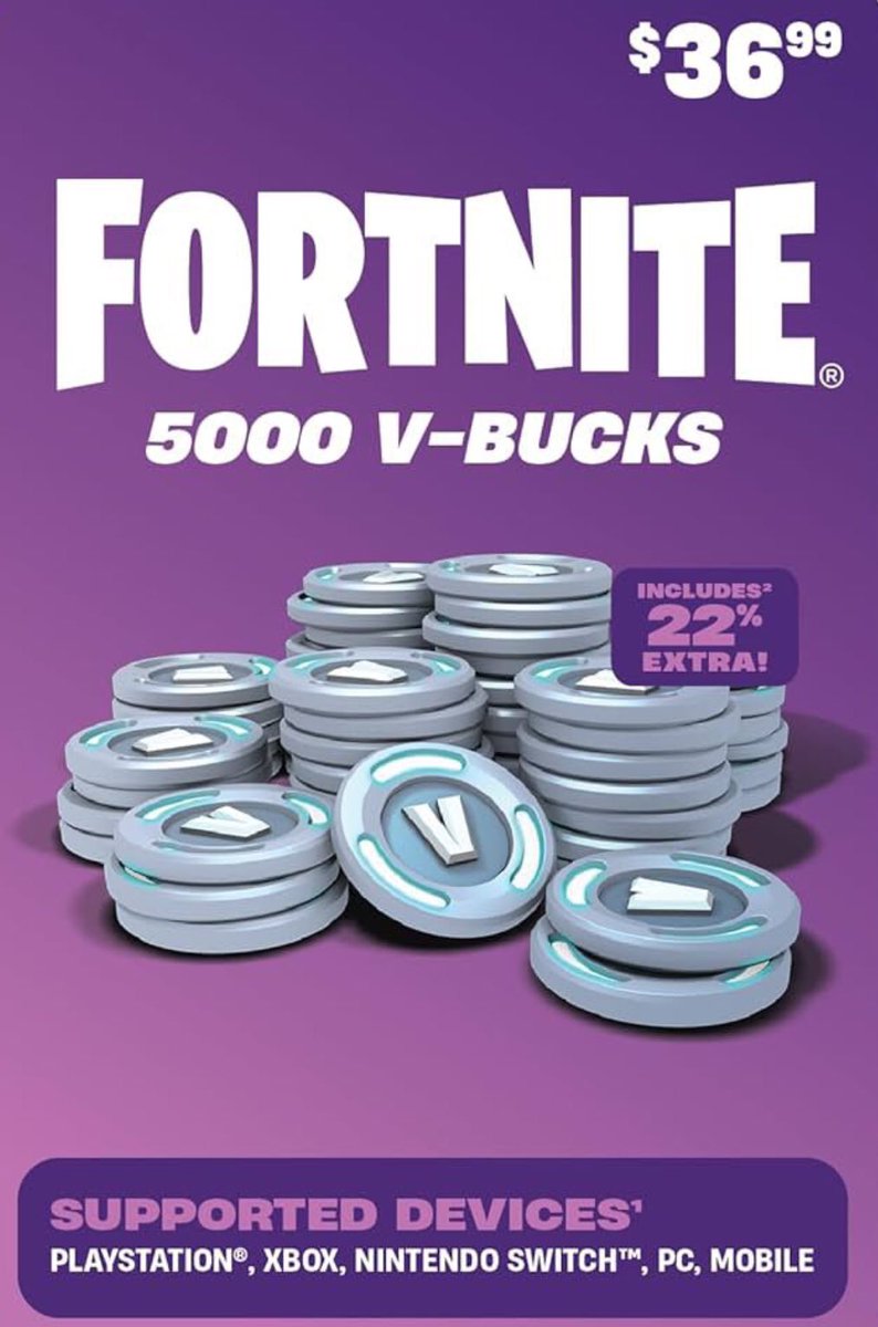 🏆  #Fortnite #Giveaway #viral 
🏆  5000 V-Bucks Giveaway x3 🎁

To Enter:
- Like and Retweet ♻️
- Comment “Done”
- Follow me <a href="/venotrollt/">venotrollt</a> 

Picking Winners in 4 Days, Goodluck 🍀