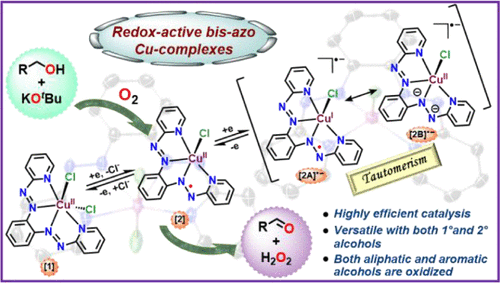 bhkenlo's tweet photo. An o-Phenylene Bridged Noninnocent Bis-Azopyridyl Ligand and Its Copper Complexes: Synthesis, Characterization of Electron Transfer Events, and Use of the Cu Complexes for Oxidation of Alcohols https://t.co/UC73igmBKG Samanta and co-workers @InorgChem #copper #noninnocent https://t.co/y7p3zA6pxk