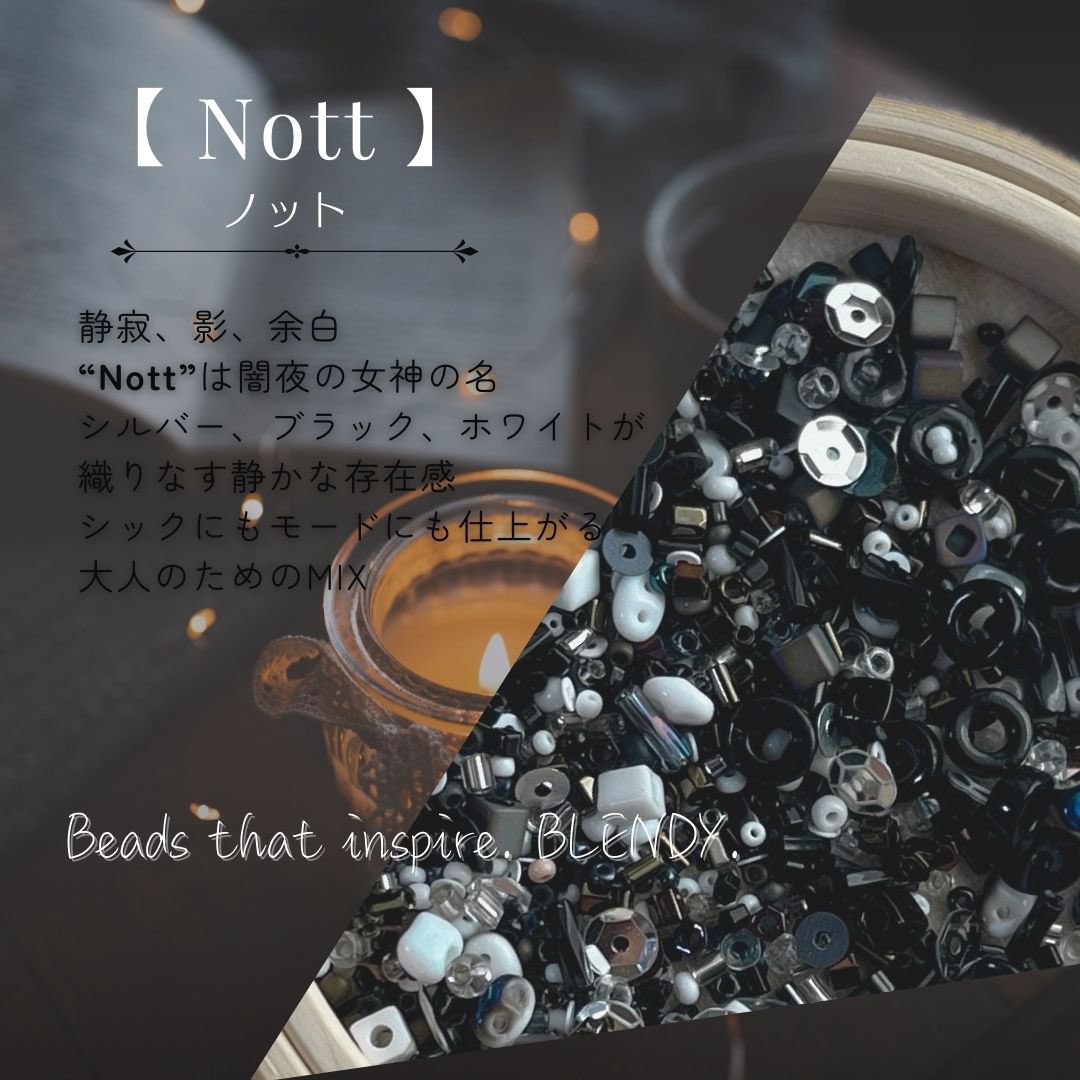 BeadsOne17's tweet photo. 「BRENDY - Nott」
ブラック、ダークグレー、ホワイト、シルバー系のシックなモノトーンMIX。
大人っぽく仕上げたい刺繍やアクセにおすすめ。
光の当たり方で表情が変わる粒も魅力です。

#ハンドメイド素材 #ビーズ刺繍 #Nott #ミックスビーズ #モノトーンビーズ #minne #Creema https://t.co/h8QrzknjlC