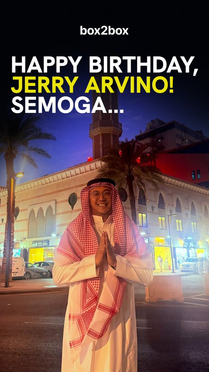 Box2Box Football (@box2boxbola) on Twitter photo HAPPY BIRTHDAY <a href="/jerryarvino/">Jerry Arvino.</a>
Selamat berulang tahun untuk salah satu podcaster kami <a href="/jerryarvino/">Jerry Arvino.</a>. Semoga sehat selalu dan tercapai semua wishlist-nya di tahun ini 🙌🏻
Terutama…. HAPPY BIRTHDAY <a href="/jerryarvino/">Jerry Arvino.</a>
Selamat berulang tahun untuk salah satu podcaster kami <a href="/jerryarvino/">Jerry Arvino.</a>. Semoga sehat selalu dan tercapai semua wishlist-nya di tahun ini 🙌🏻
Terutama….