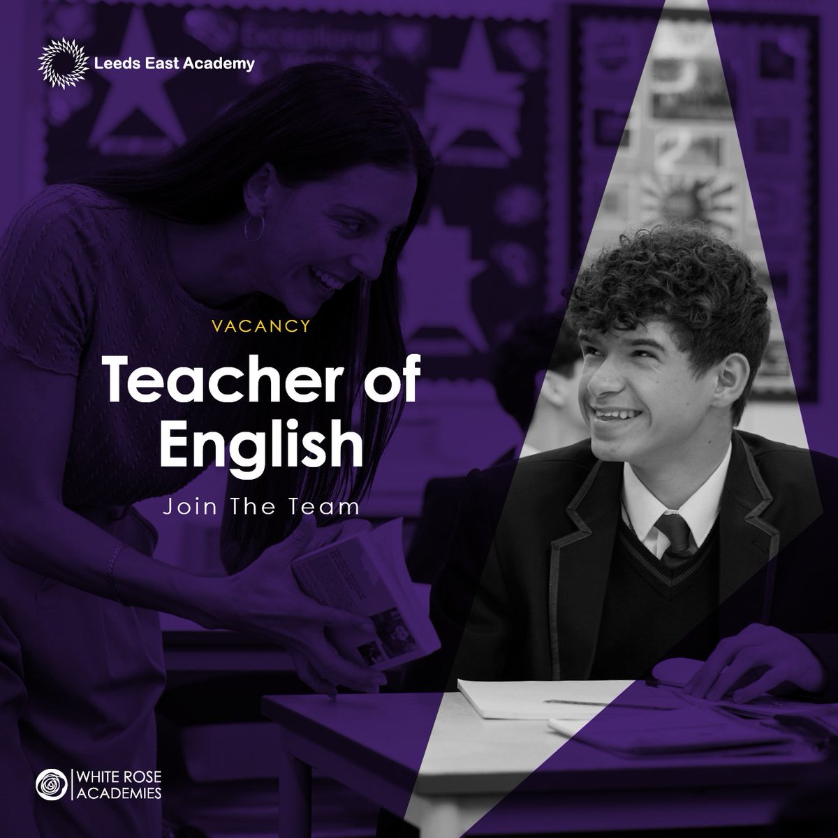 🚨 We’re hiring - Teacher of English!

📅 Deadline: 6 May 2025

Inspire, support &amp; challenge the next generation.

🔗 Apply: ow.ly/p9lT50Vy94i

#TeachingJobs #Leeds #EnglishTeacher