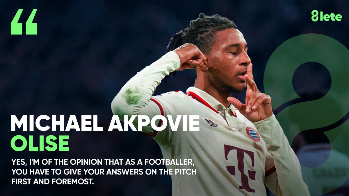 From streets of London to the Premier League spotlight, Michael Olise’s path was anything but easy. Rejections, injuries, doubts - he faced them all. But passion never wavered. His rise is proof: quiet determination makes the loudest noise. #8lete