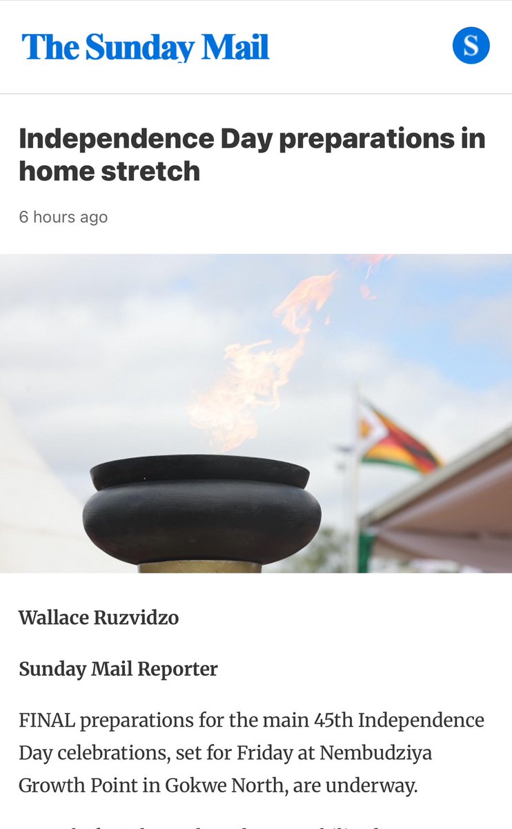 advocatemahere's tweet photo. 🔸Good day @nickmangwana,

1. Why did Minister Daniel Garwe lie that the Govt had “built a new fully equipped modern stadium where the celebrations would be held”?

2. Why did Minister Daniel Garwe lie that the works would meet the highest standards?

3. How much money was spent on building the “stadium”? Who was contracted to build the “stadium”? Who installed those bucket seats that sunk in the mud and could not be used? Was there a public tender? Is the Govt going to get its money back? Or was the plan to use this opportunity to loot more money from the fiscus through a bogus renovation that “cost millions” but for which we received no value? That’s what happened with the Gwanda Solar Project where @wicknellchivayo was paid millions to build a shack.

4. Are you proud of what you did yesterday? What image did you paint of Zimbabwe at 45? Do you think any nation looks at your nonsense and says, we want to be like that?

We need new leaders.🇿🇼