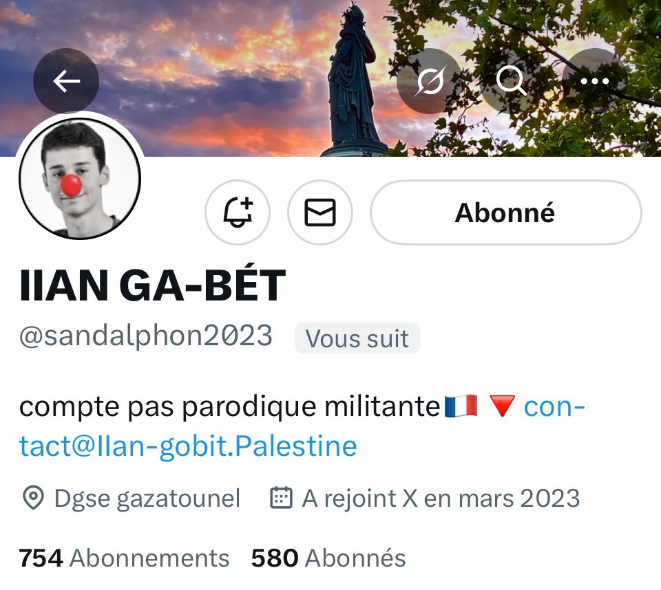 🇫🇷 Agathe 🎗️#NousSommesLegion (@a_ga__the___) on Twitter photo Excellent week-end de Pâques à tous 🔔 ! 😘😘
X a besoin d’un peu d’humour caustique et d’animation. Et parce que nous le valons bien et que #Noussommeslegion
Je vous invite à suivre @BobardLuis
<a href="/ErsiliaBourlais/">(Parody) - Porcilia Bourlais</a>
<a href="/deglingueseb/">sebastien deglingué</a>
<a href="/sandalphon2023/">IIAN GA-BÉT(PARODIE)</a>
La parodie est bien souvent en Excellent week-end de Pâques à tous 🔔 ! 😘😘
X a besoin d’un peu d’humour caustique et d’animation. Et parce que nous le valons bien et que #Noussommeslegion
Je vous invite à suivre @BobardLuis
<a href="/ErsiliaBourlais/">(Parody) - Porcilia Bourlais</a>
<a href="/deglingueseb/">sebastien deglingué</a>
<a href="/sandalphon2023/">IIAN GA-BÉT(PARODIE)</a>
La parodie est bien souvent en