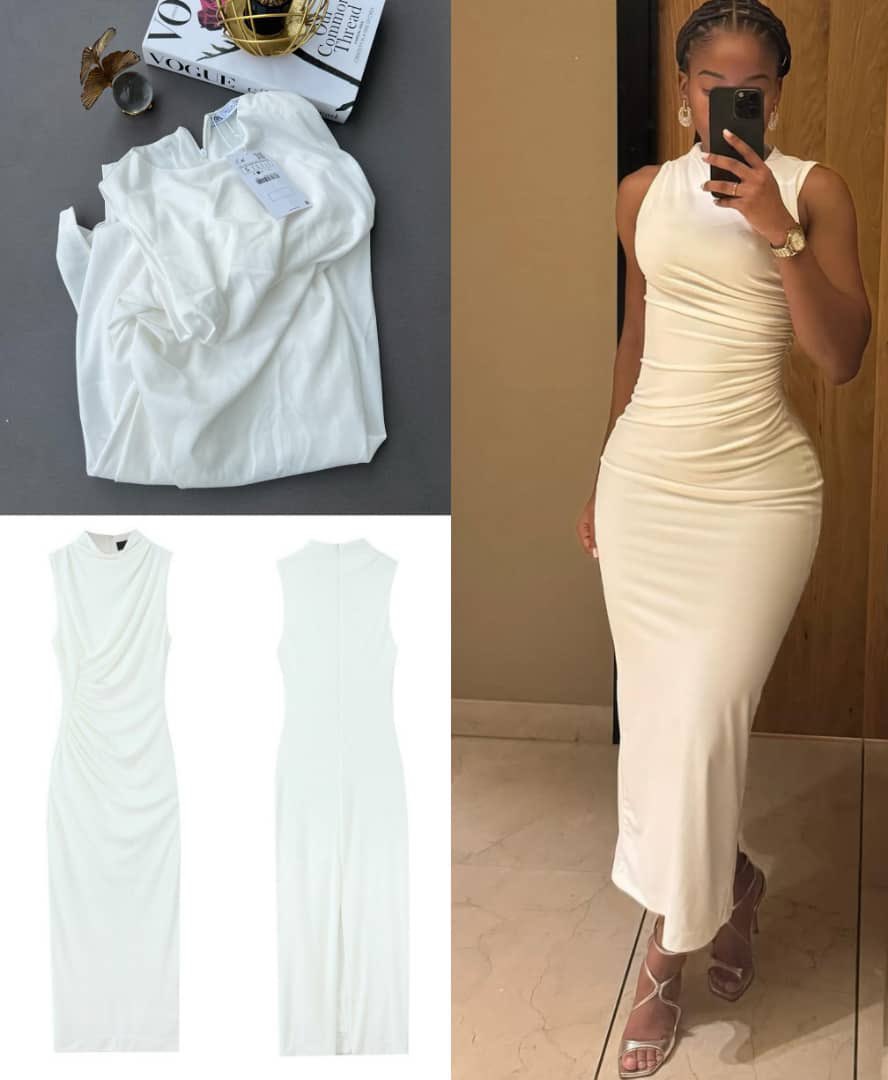 CWears365's tweet photo. Zara Ruched Dress 🥰

Size S M L fit XL**

Price 33,000

Topnotch Quality

#ENUGU #benin #africa Davido Asake NYSC Burna ##kano #jos 
#Wizkid  Naira  #cameroon Davido Wizkid Akpi Laho Shettima Nyesom wike
 Olamide Timeless https://t.co/MT01yR79gj