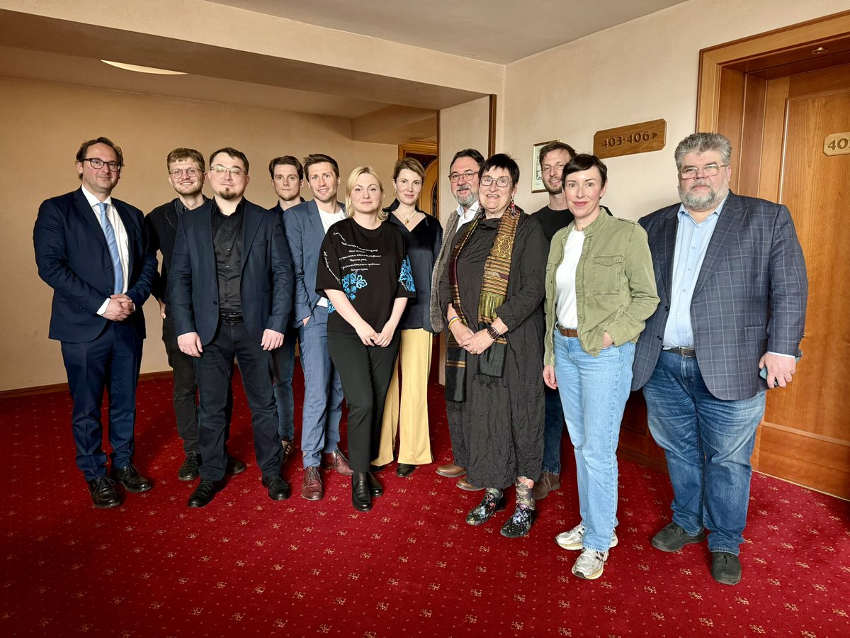 Joined a discussion on countering Russian disinformation with members of the Austrian Parliament visiting Kyiv🇦🇹

We talked about the Kremlin’s evolving narratives against #Ukraine, hybrid attacks in Europe, and how parliaments can respond effectively.

🤝 Grateful to <a href="/PetraBayr/">Petra Bayr AT</a>,