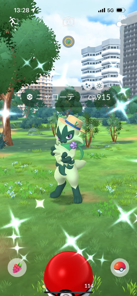 FLOSDEDJE's tweet photo. ニャローテ待ってたよ！🐱✨✨　#ポケモンgo https://t.co/5XNqIF4rv2
