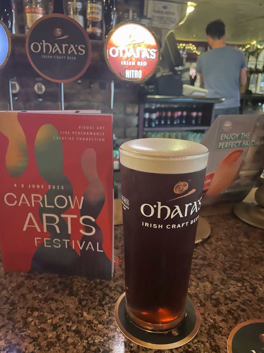 Carlow Arts Festival launch in <a href="/TullysBarCarlow/">TullysBarCarlow</a> 
Free entertainment this year on 
<a href="/OHarasBeers/">O'Hara's Irish Craft Beer</a>  sound stage.
