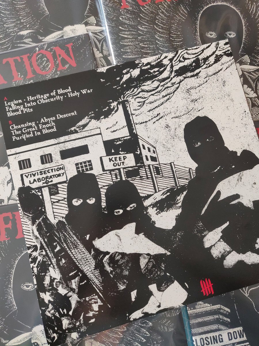 getknivesout's tweet photo. PURIFICATION "Heritage of Wrath"
Die-cut jacket 12'' White vinyl
Limited to 100
Available soon
https://t.co/0Tu3Zz5Ho8
#knivesoutrecords #knivesoutz #knvz #reprisal #purification #xvx #edge #envision #knivesout #arkangel #ftds #xreprisalx #sentence #xsentencex #destroybabylon https://t.co/XXl2I1GG5J