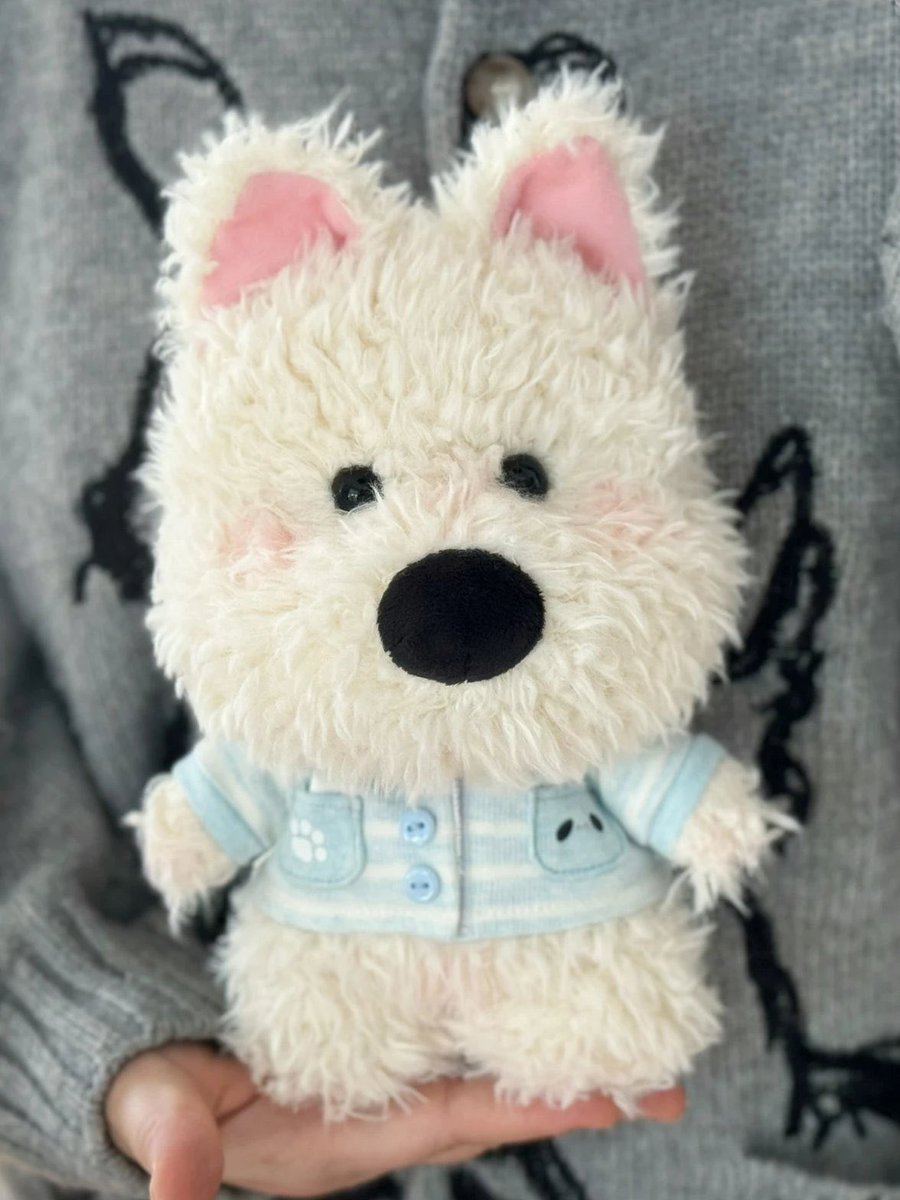 #新作入荷 🔖
🥛ウエストハイランドホワイトテリア🍼

🛒 thebase.com/to/item?item_i…

✨無属性ぬいぐるみ(骨あり)
✨20cmぬい服適用

国際配送対応🌍kiridoll.base.shop

#kiridoll #ぬいぐるみ #ぬいママさんと繋がりたい #ぬいぐるみの時間 #20cmdoll #chinadoll #犬好きさんとつながりたい