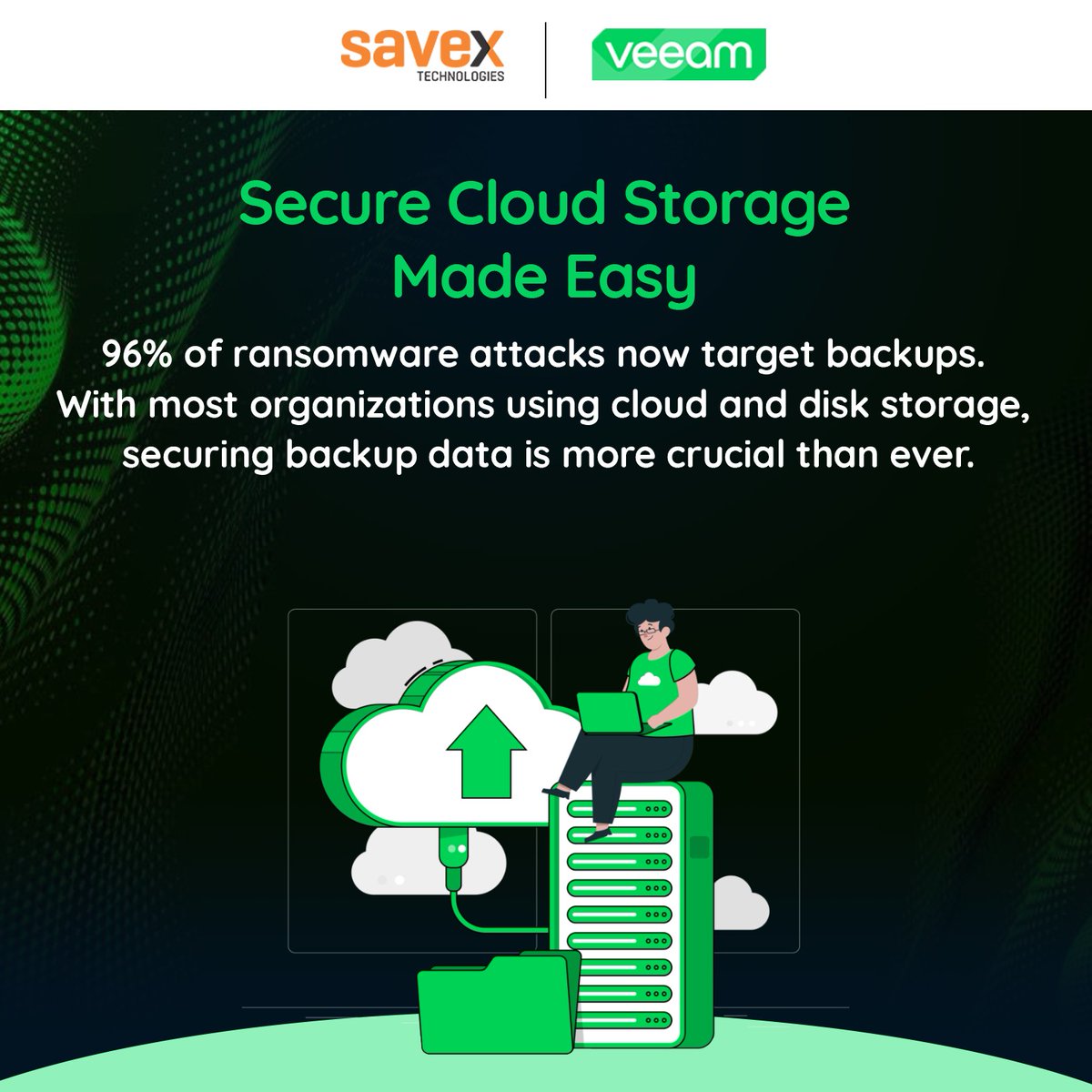 SavexTechnology's tweet image. As ransomware threats rise and cloud environments grow more complex, secure, efficient, and scalable backup solutions are no longer optional—they&apos;re essential.
For more details mail us at Marketing@savex.in

#VeeamDataCloud #Microsoft365 #CloudBackup #DataProtection