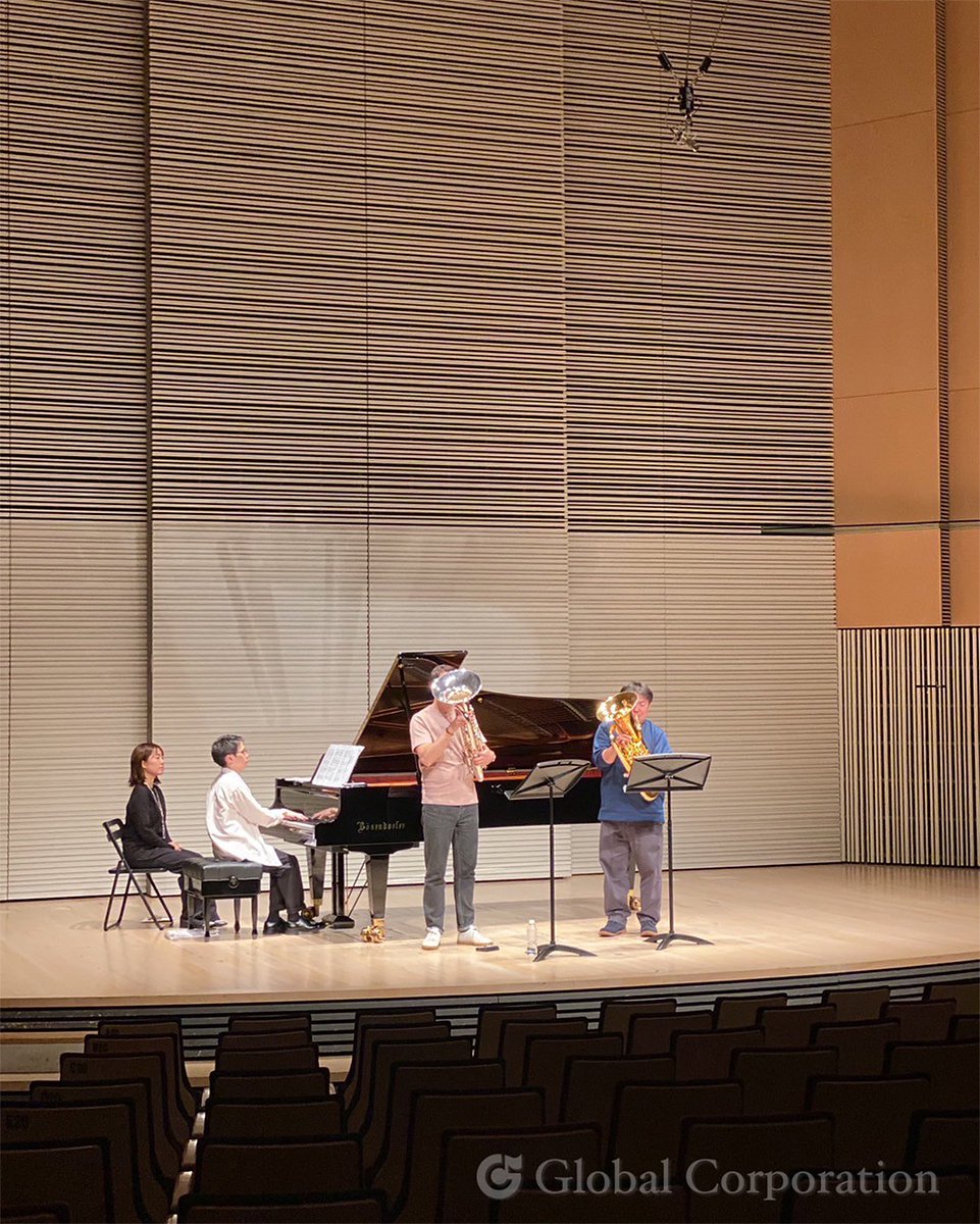 global__info's tweet image. ◆主催公演案内／コロンタン・モルヴァン ユーフォニアムリサイタル2025◆

昨夜の茅野公演は沢山の方にお越しいただき、誠にありがとうございました！

なお4/24東京公演は完売いたしました🙇‍♀️
4/26浜松公演は残席ございます！

#global #ウィルソン #willson #ユーフォニアム #euphonium #Corentin