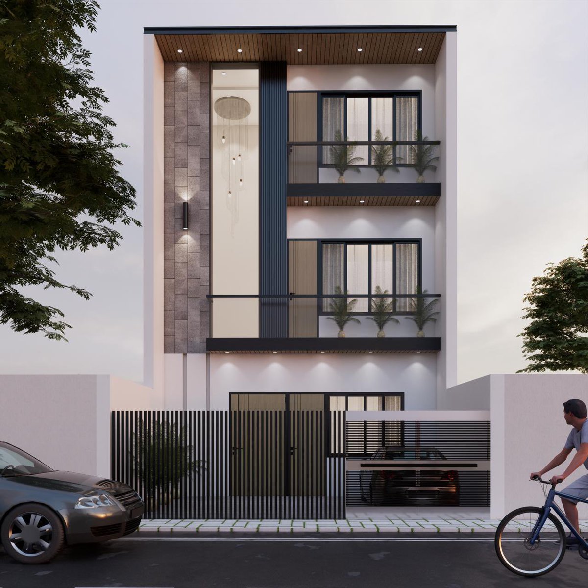 rubicondesignar's tweet photo. Compact in size,grand in style! This 150 sq. yd. elevation is perfect blend of modern aesthetics and efficient design
#CompactLuxury #HouseElevation #SmartDesign #ModernFacade #EfficientArchitecture #RubiconDesignArc
#UrbanDesign #StylishExteriors
#exteriordesign #elevationdesign https://t.co/aFfDgC79qr