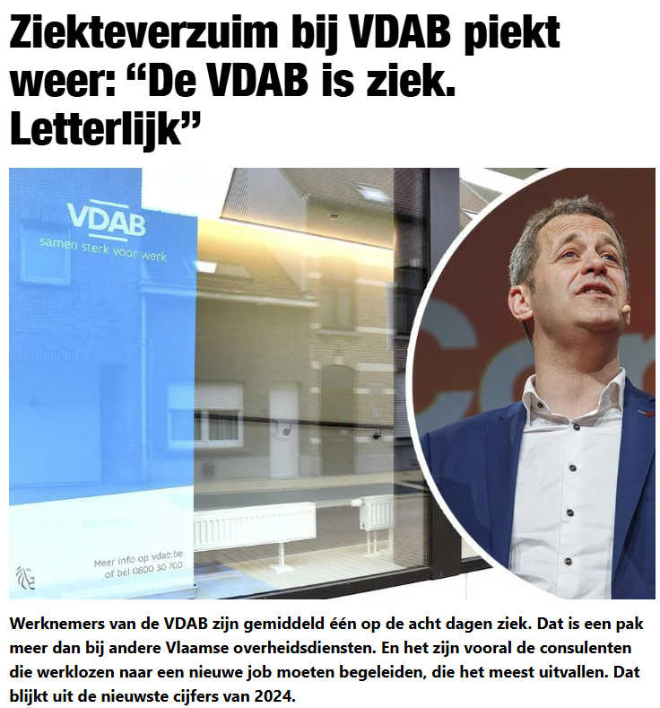 jaakdevuyst's tweet photo. Er is iets met de arbeidsethiek van de ambtenarij die werklozen aan arbeid moet helpen; dat verklaart waarom VDAB niet #werkt https://t.co/CS0rbFbMQN
