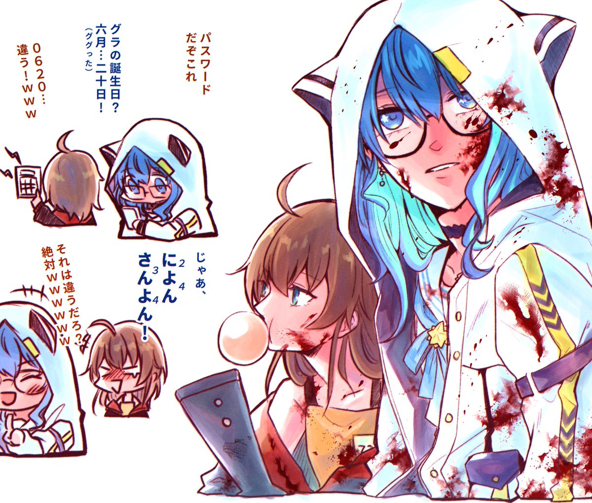 (再掲)
みんなの晴れ姿(?)を楽しみにしています🔫

#holoRUSTFA 