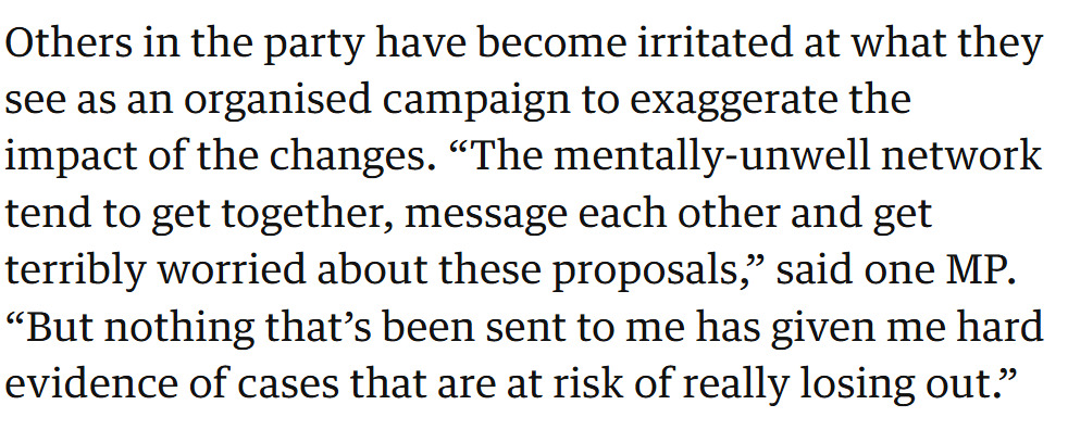 CounsellingSam's tweet photo. For shame @guardian for printing this ableist excresence and for @UKLabour for saying it! https://t.co/2EaIiaVLDV