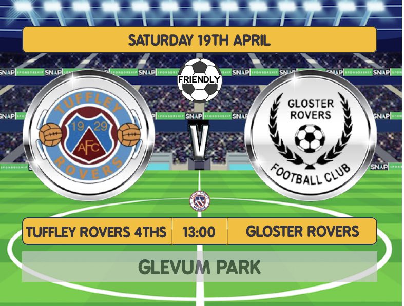 GlosterRoversFC's tweet photo. GAME-DAY!💥
A huge thanks to @TuffleyRoversFC for offering to host us for a friendly at Glevum Park today as we prepare for our Fred Gardiner Shield Final!
1pm KO
The Bar will be open 🍻
#CupFinalPrep🏆🙏🏻
#ROVERS🟥 https://t.co/SpPvyWW4ex
