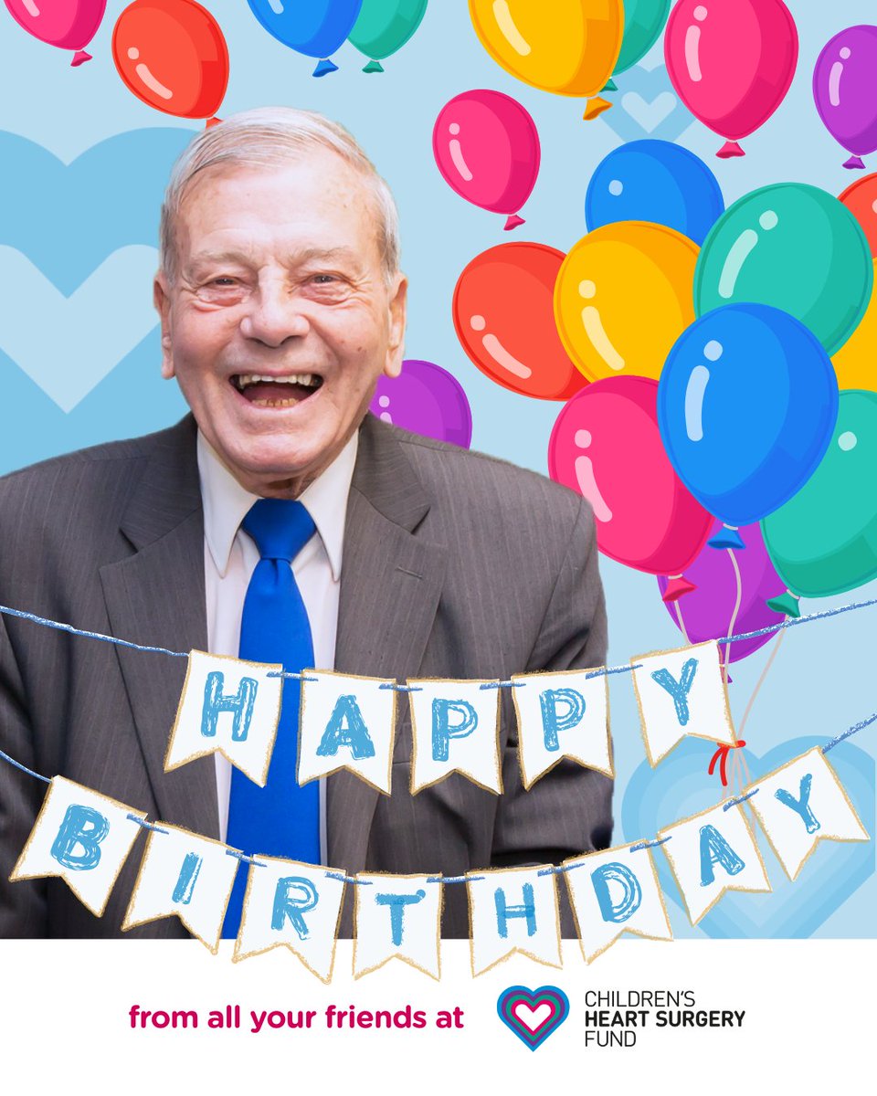 Happy 92nd Birthday to our wonderful ambassador, Dickie Bird OBE! 🎂💙

Thank you Dickie, for everything you do - we’re so lucky to have you in the CHSF family. Have a brilliant birthday! 🎁

#DickieBird #HappyBirthdayDickie #BecauseOfYou