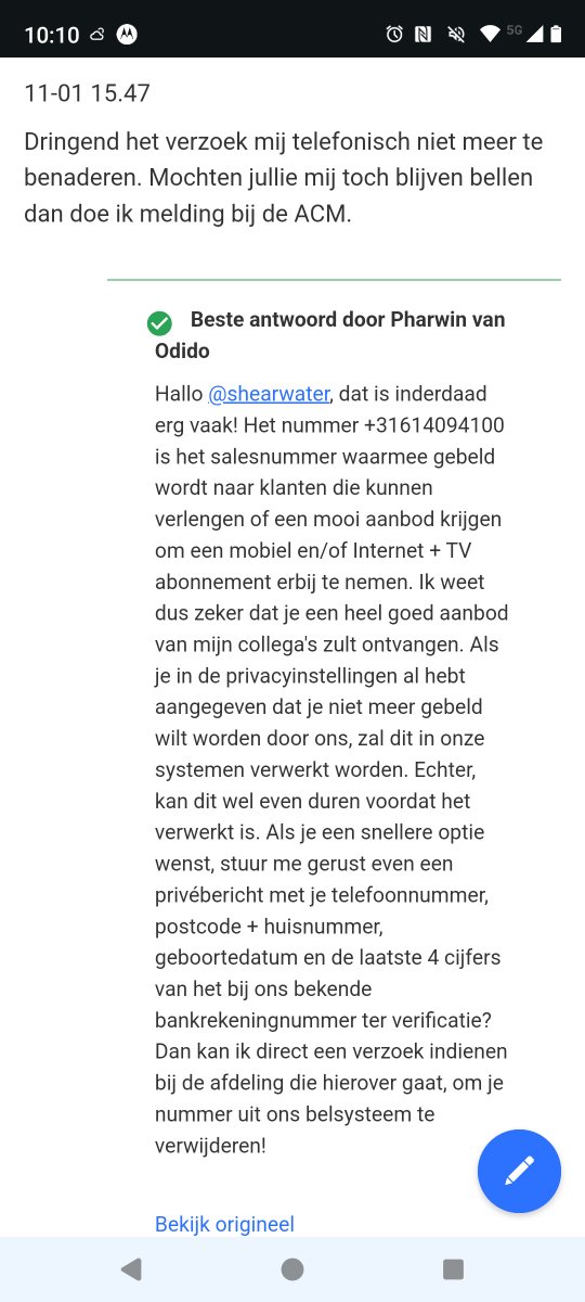 Sportarts (@kasperjanssen) on Twitter photo Beste <a href="/odidonederland/">Odido Nederland</a>, graag mijn nummer verwijderen van jullie bel lijst voor een nieuw abonnement. Alvast dank! Beste <a href="/odidonederland/">Odido Nederland</a>, graag mijn nummer verwijderen van jullie bel lijst voor een nieuw abonnement. Alvast dank!