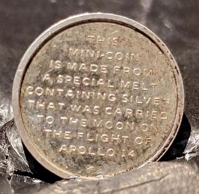 F9LTgbpSY5uQwBz65TFn5RGjoopDAHsvbswsQc5xpump
Mooncoin 内盘6千
在阿波罗14号
一种含有银的特殊物质熔体
被带到了月球
而且还被做成了一枚硬币
这应该是唯一一个真正上过月球的硬币了
内盘6千
等待价值被发现
