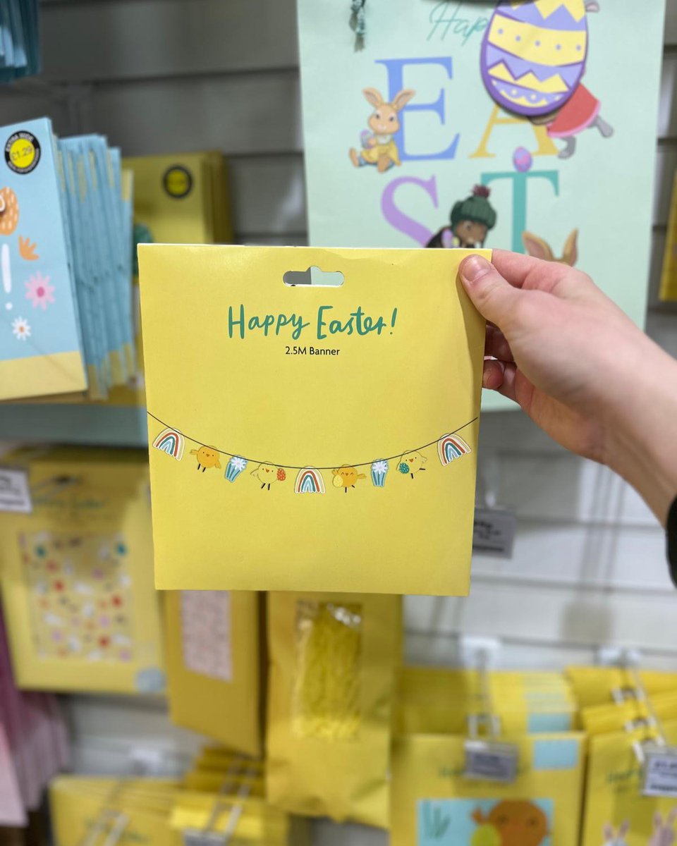 County_Mall's tweet image. Get ready for Easter celebrations this weekend with decorations from Card Factory ! 💛

From table décor to bunting, find everything you need to make it a festive gathering with family and friends! 🐰

#easterdecorations #easter2025 #cardfactory #countymall #crawley