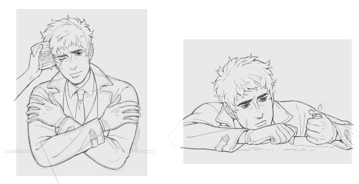thecoolerdins's tweet photo. the only cure for my condition is drawing The Character but I don't have the energy to finish anything proper so it's just documents full of This I'm afraid https://t.co/KpmwX6TafQ