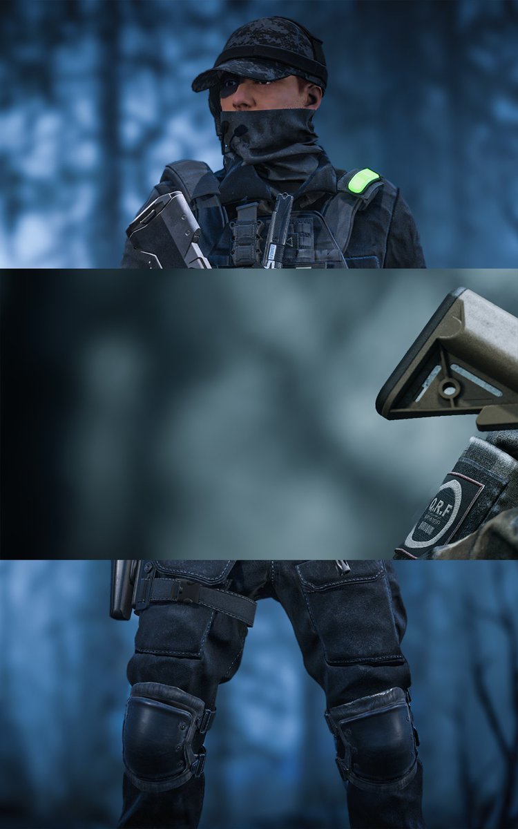 MoonieFR's tweet photo. Drip matters.
In @beautifullight, you can customize your QRF gear:
🧢 Headgear
🪖 Helmet
👕 Top
👖 Pants
🧤 Gloves
🥷 Facemask
🧣 Neckwear
🕶️ Goggles
☢️ Gas Mask / PDA / NVGs
🛡️ Plate Carrier
💡 Chemlight
➕ Tattoos/Face Camo.
Camo customizable. Anomaly customization will differ. https://t.co/7WnDC24aLq