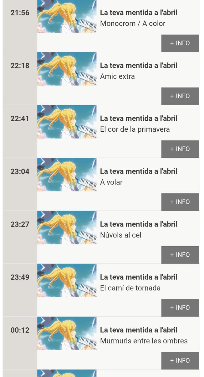 La nit de dilluns 28 a dimarts 29 el #SomSX3 torna a emetre 'La teva mentida a l'abril'.