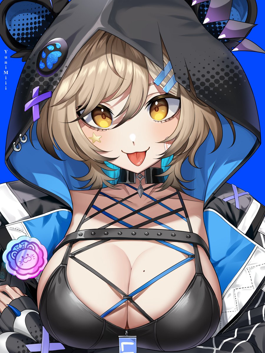 yuni_miii's tweet photo. 😛 bleh! 

#hazumillust 
commissioned by @hazumiaileen 💙! thank you 🥰 https://t.co/F3HnRQBAkS