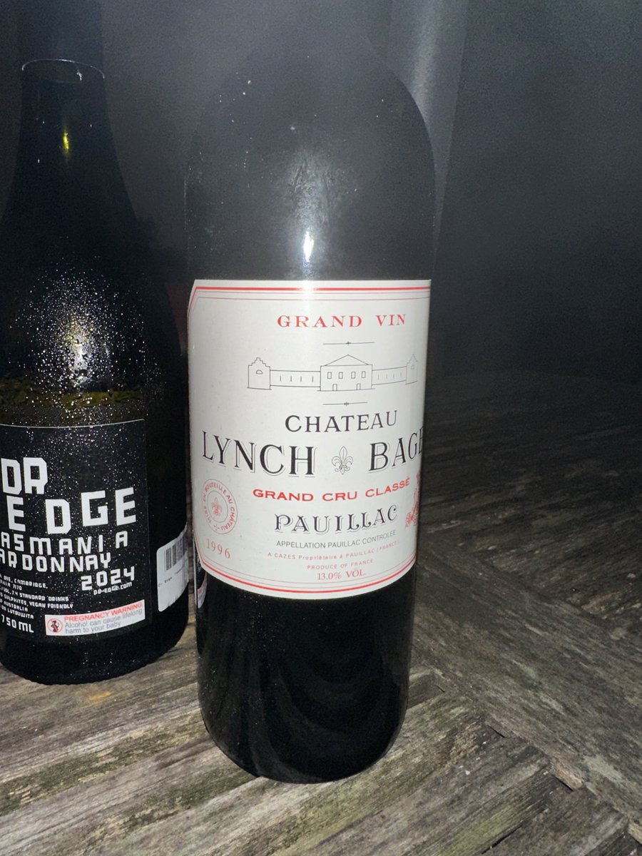 Lynch Bages ‘96 … happy 29th birthday.