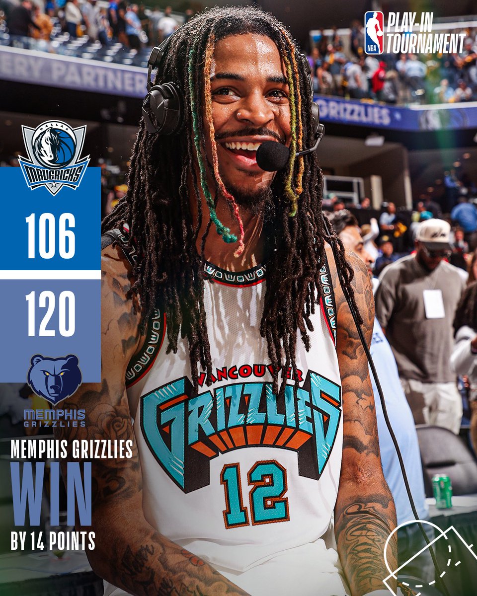 NBAIndia's tweet image. SATURDAY'S FINAL SCORES 😮‍💨

🍿 Ja Morant and the Grizzlies win at home to secure the West #8 seed!
🍿 Tyler Herro and the Heat become the first 10-seed to make it out of the Play-In Tournament and into the #NBAPlayoffs

#PlayInTournament