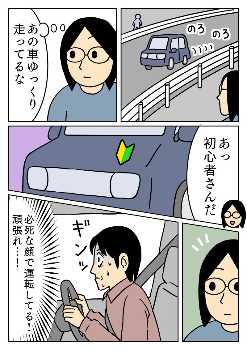 私はペーパードライバーなので、たま～に運転するとこの人と同じ感じで運転してます。
そして助手席には絶対父に乗っててもらいます。
#車 