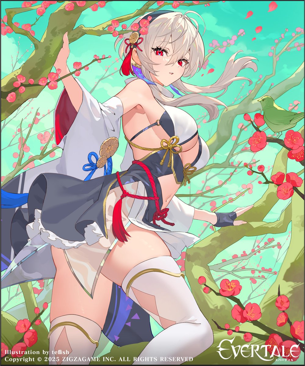 ジグザゲーム【エバーテイル】にて鉄壁の戦艦少女「ヤマト」のイラストを描かせていただきました。 どうぞよろしくお願い致します！#エバーテイル
