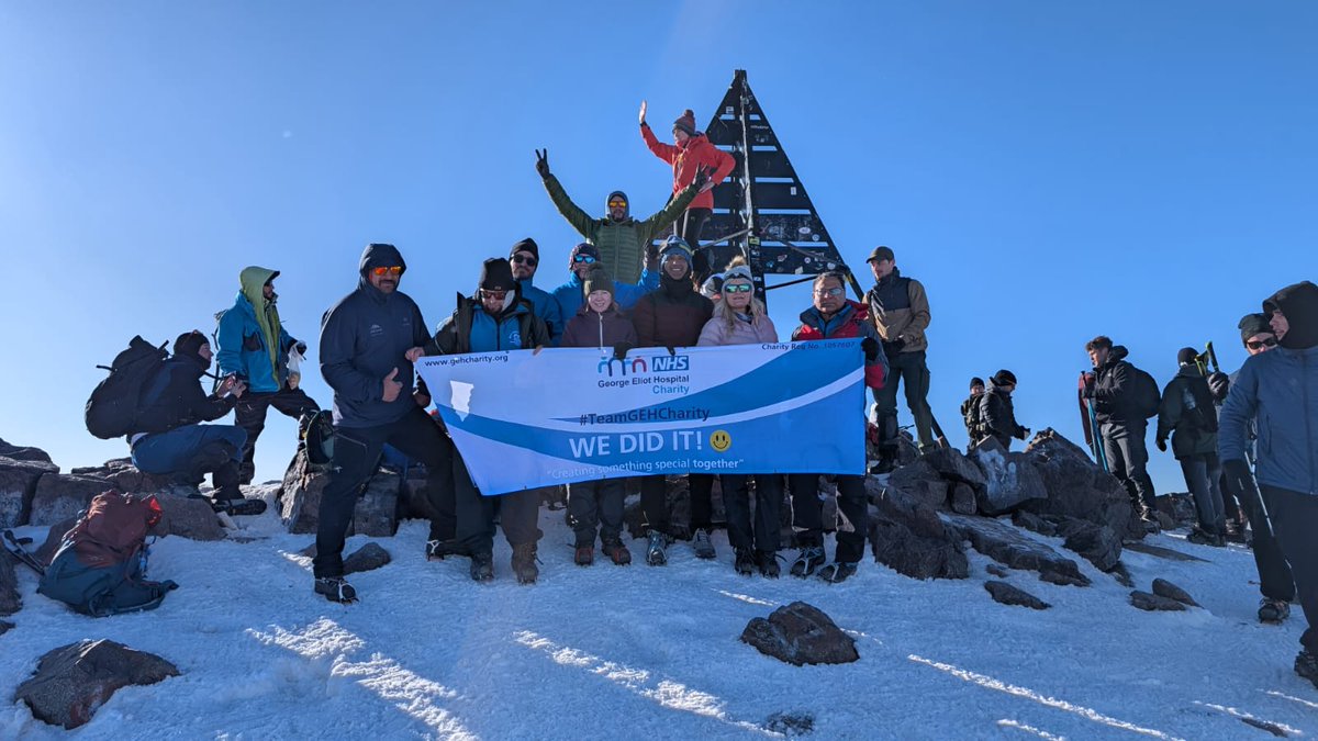 They've reached the summit ⛰️

A huge congratulations to our brilliant Mount Toubkal Trekkers, who reached North Africa’s highest peak this morning 👏