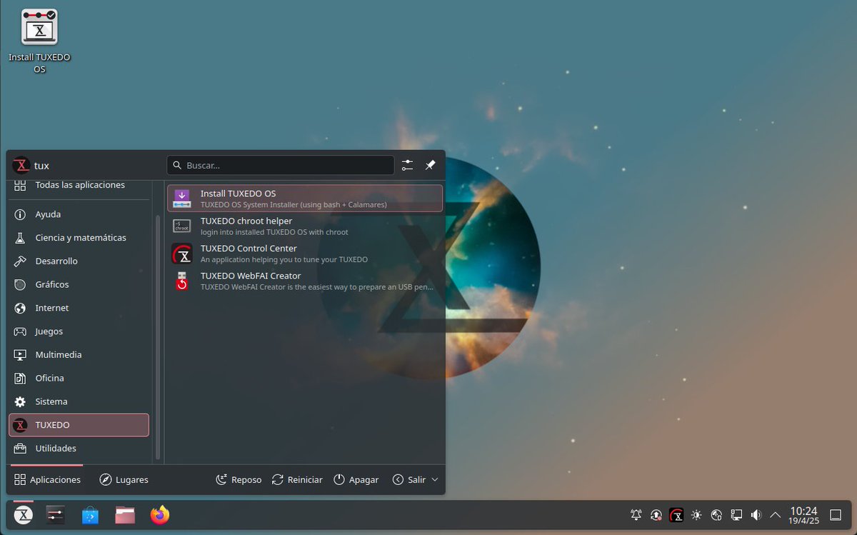 mmoroca's tweet image. Probando distros de Linux me topé con esta #TuxedoOS, promete sencillez a la par que potencia gracias al uso de KDE Plasma como entorno de escritorio y está diseñada para el hardware de un fabricante alemán, lo que quizá provocó algunos cuelgues... 🤔 tuxedocomputers.com/en/TUXEDO-OS_1…