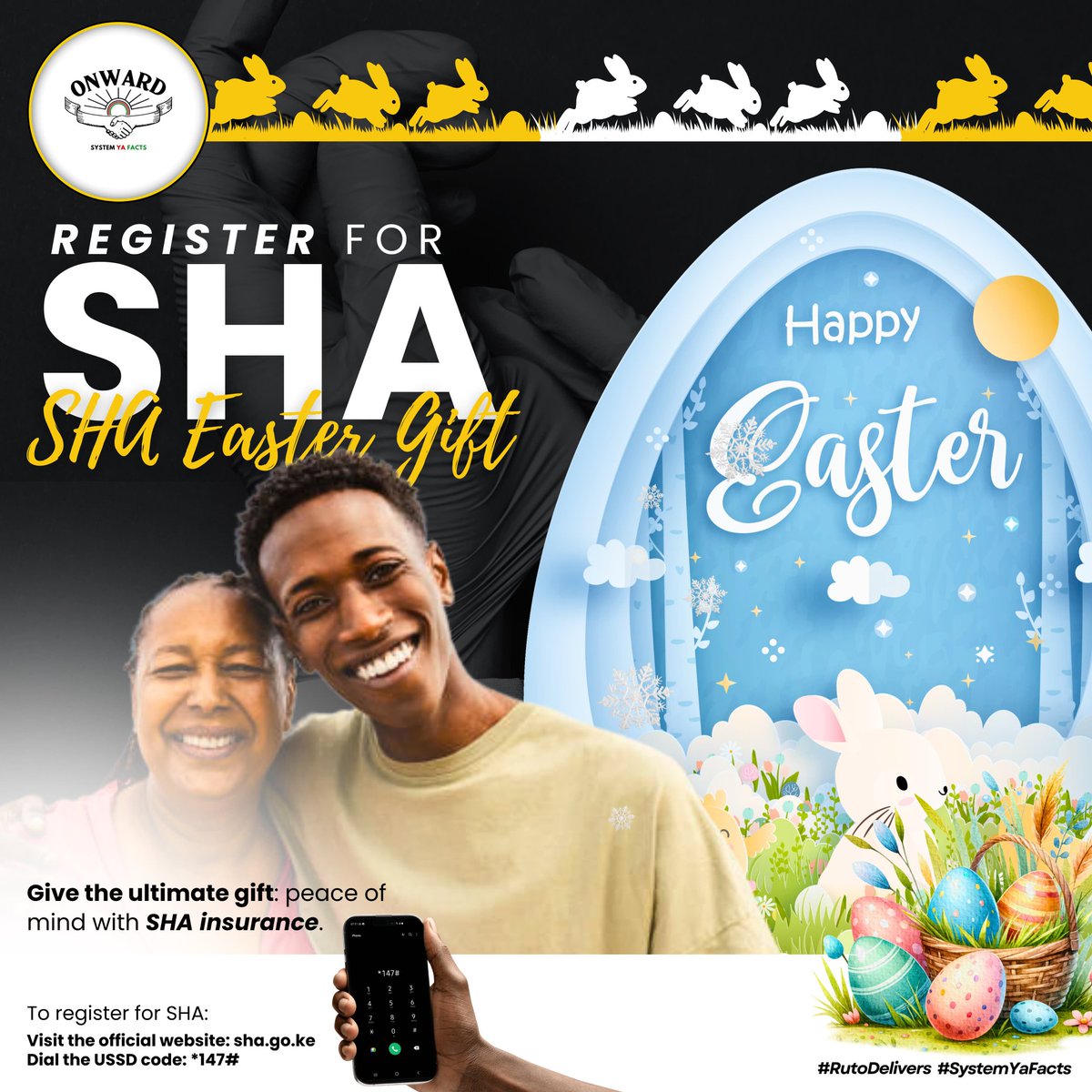 Jossmurage2's tweet photo. SHA means love and care in case of an emergencies strike. Thatโs the kind of love we all need.
#EasterWithSHA
Healthy Love Language
Riggy G Gachagua River Yala Orengo matiangi Easter Good Friday Maraga Alai Happy Sabbath Kimuzi #MasculinitySaturday Tanzania Kikuyus https://t.co/sE6LlGw6X1