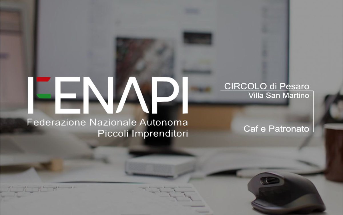 FenapiPesarovsm's tweet image. Caf Patronato circolo Fenapi Pesaro Villa San Martino
Devi “ASSUMERE una COLF o BADANTE” ?

Prenota il tuo Appuntamento
3475217726 - 0721624025
info@fenapipesarovsm.com

fenapipesarovsm.com/#contratto-lav…

#fenapi #pesaro #caf #patronato #inapi