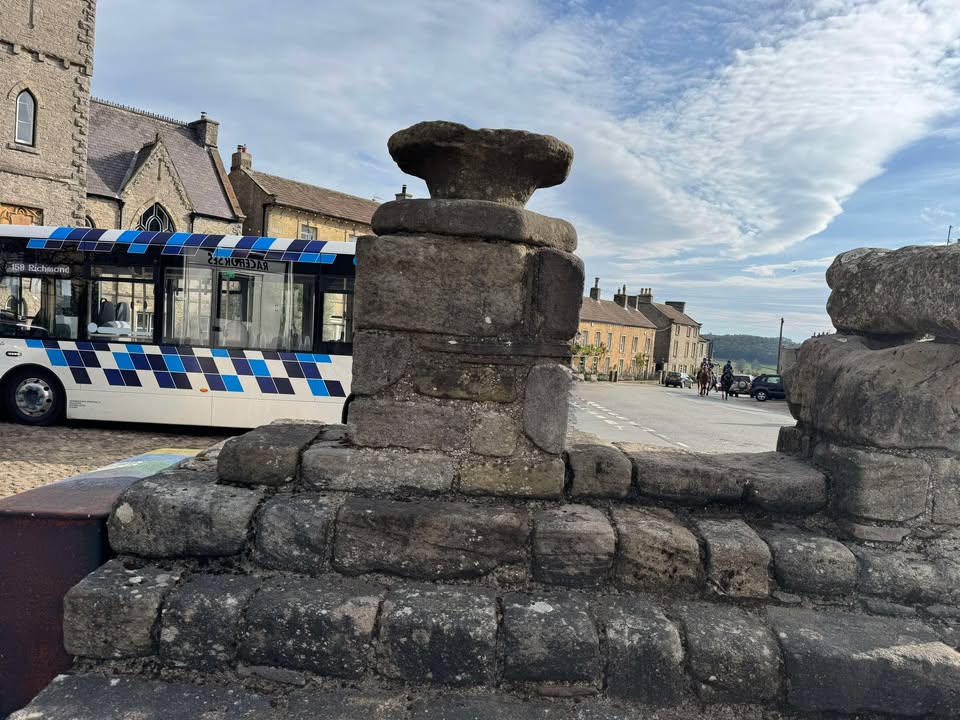 CoachesHodgsons's tweet image. Not difficult to see where Jamie is on the 159 service this morning! #Middleham
#TeamHodgsons #ConnectingLocalCommunities #Horses