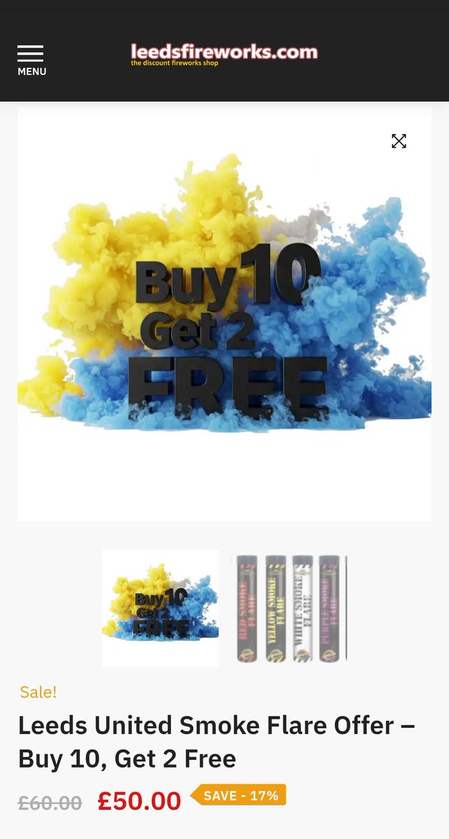 Open 10 while 2pm today
256-258 Tong Road, Leeds, LS12 3BG 
leedsfireworks.com 
💛🤍💙