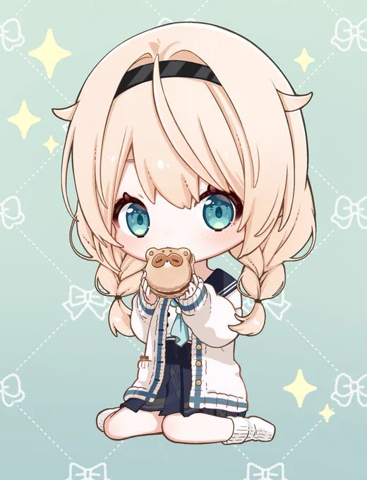もぐもぐござる #いろはにも絵を