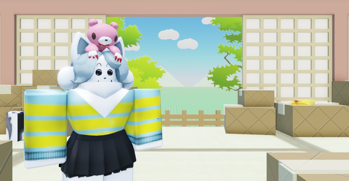 Leonomer3's tweet photo. Another drawing of cali's model mockup + temmie. https://t.co/H8A8sf3GSu