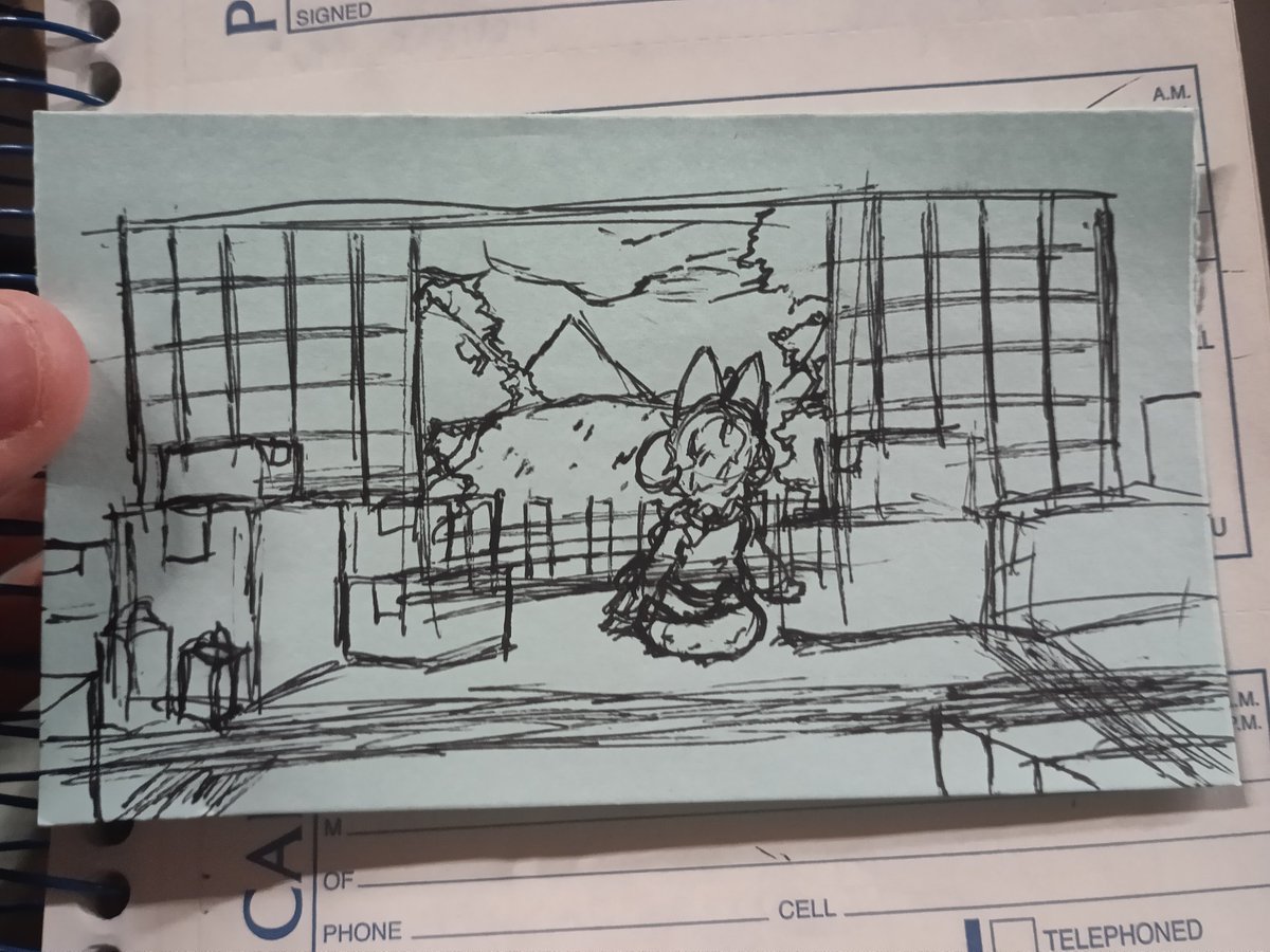Leonomer3's tweet photo. Another drawing of cali's model mockup + temmie. https://t.co/H8A8sf3GSu