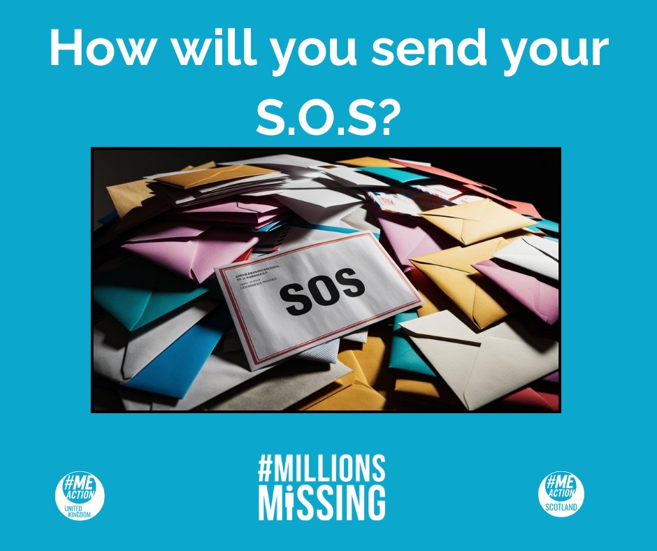 MEActNetUK's tweet image. This #MillionsMissing we want to flood the funding orgs with SOS messages demanding money for ME research. Send yours by post to the government, DHSC, MRC &amp;amp; NIHR -info👇
ow.ly/ewnZ50VCe0F

#DisabilitySOS #pwME #MECFS #LongCovid #MyalgicEncephalomyelitis #ChronicIllness