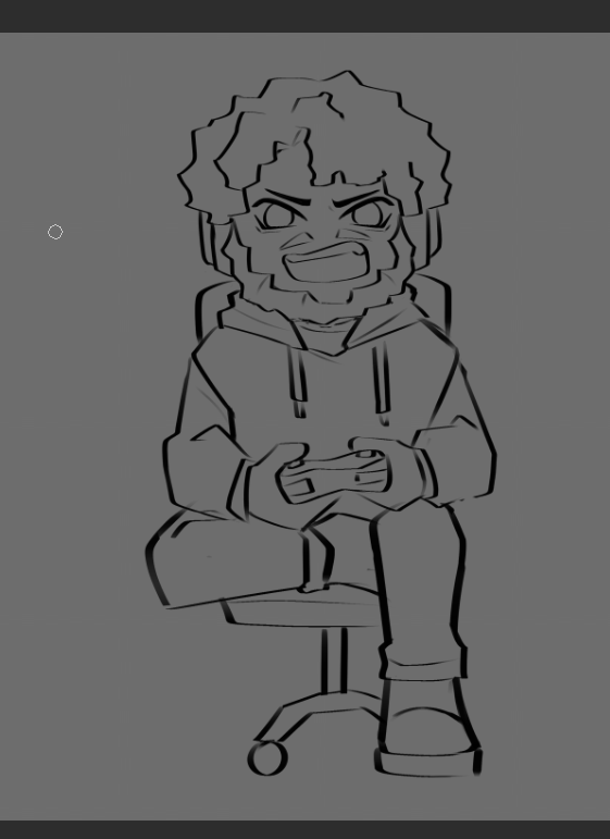 I've been addicted to blindboxes (especially the skullpanda of popmart) 

so I decided to design some for grizzys :] 

I will show the others when its fully colored for now have a sneak peek