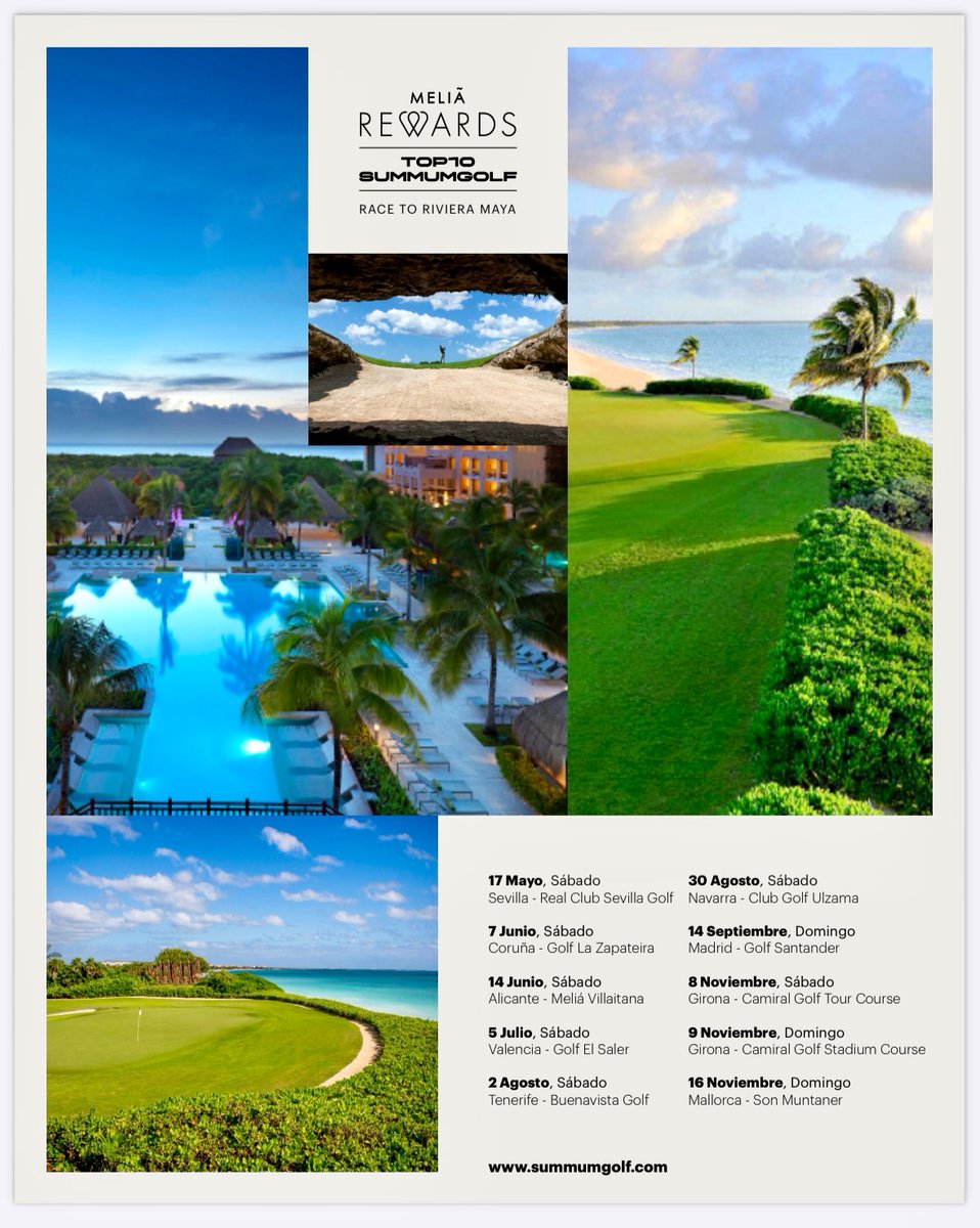 Calendario #top10summum <a href="/Melia_Rewards/">MeliáRewards</a> #summumgolf #summum #golf #top10