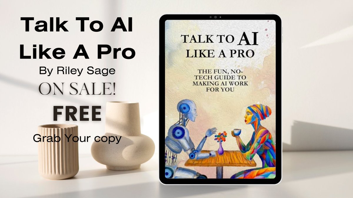 Crave_Books's tweet image. Curious about AI but don’t know where to start? &apos;Talk To AI Like A Pro&apos; by Riley Sage creates a bridge between techies &amp;amp; non-techies. Read this engaging book and discover how AI can be your next favorite tool! cravebooks.com/b-53948?refere… #TechLiteracy #SelfHelp