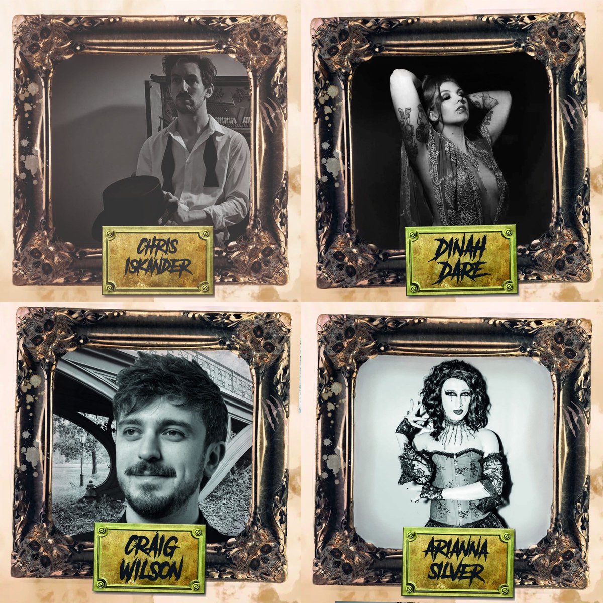 Doctor Bonk (@doctorbonk69) on Twitter photo Look at all these gorgeous ghouls performing TONIGHT (April 19) on the Easter special of Dr.Bonk’s Macarbaret!
Don’t miss out on spooky drag, burlesque, comedy, music and medical mayhem at 7pm in <a href="/B_Labyrinth/">The BansheeLabyrinth</a>
TICKETS 🔗 edhorrorfest.co.uk/event-details/…
<a href="/EdHorrorFest/">Edinburgh Horror Festival</a> <a href="/DinahDare/">withthatbluehair</a> Look at all these gorgeous ghouls performing TONIGHT (April 19) on the Easter special of Dr.Bonk’s Macarbaret!
Don’t miss out on spooky drag, burlesque, comedy, music and medical mayhem at 7pm in <a href="/B_Labyrinth/">The BansheeLabyrinth</a>
TICKETS 🔗 edhorrorfest.co.uk/event-details/…
<a href="/EdHorrorFest/">Edinburgh Horror Festival</a> <a href="/DinahDare/">withthatbluehair</a>