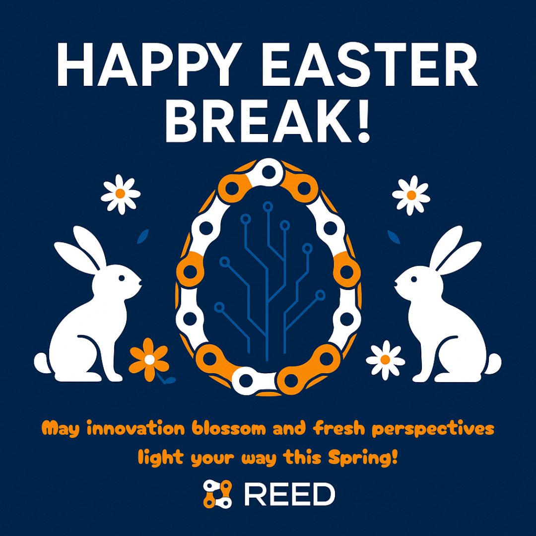 🌼Happy Easter from all of us at #REED_EU! 
Enjoy a refreshing break! Innovation in smart manufacturing awaits! 🚀

#HappyEaster #HorizonEurope #SmartManufacturing