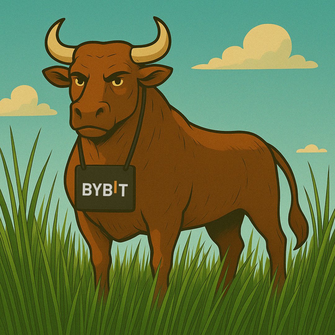 Bybit_Official's tweet photo. Even bulls touch grass sometime🌱
Happy weekend!
#TheCryptoArk https://t.co/TuvGRLgTc7