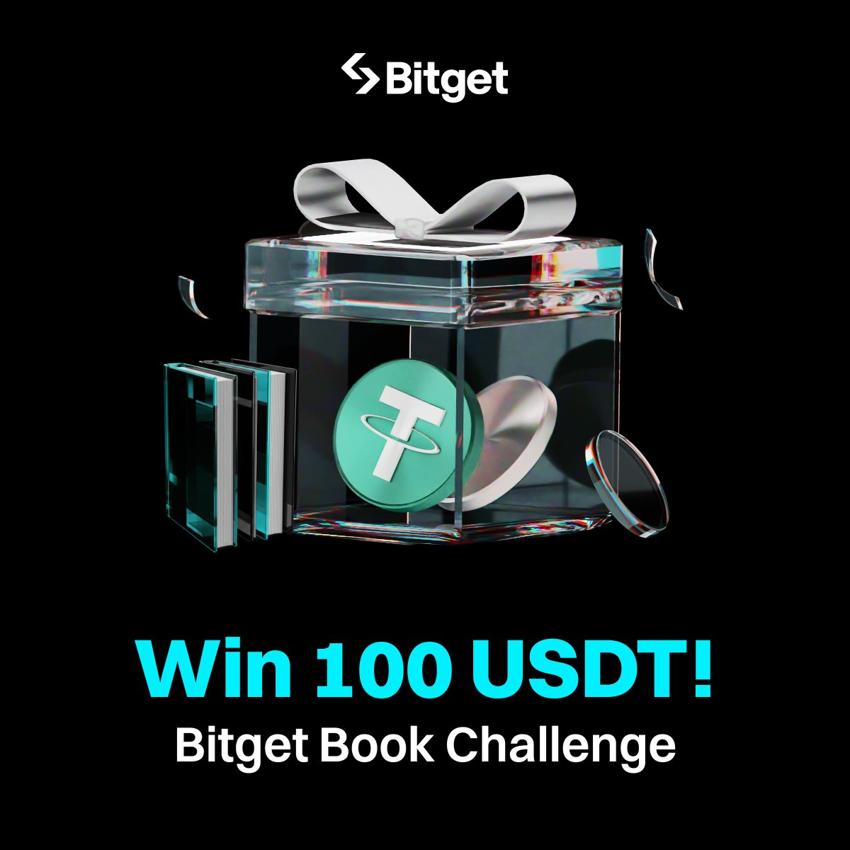 100 USDT for your next crypto read? Easy! 📖💰

How to join:
1️⃣ Comment your fave crypto book + #BitgetBookChallenge
2️⃣ Follow <a href="/bitgetglobal/">Bitget</a> &amp; RT 

5 winners. Let’s get reading! 🚀

#WorldBookDay #BitgetReads